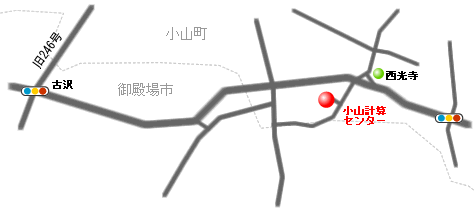 会社所在地地図